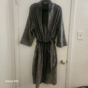 Luxurious Gray Bathrobe Ulta One Size